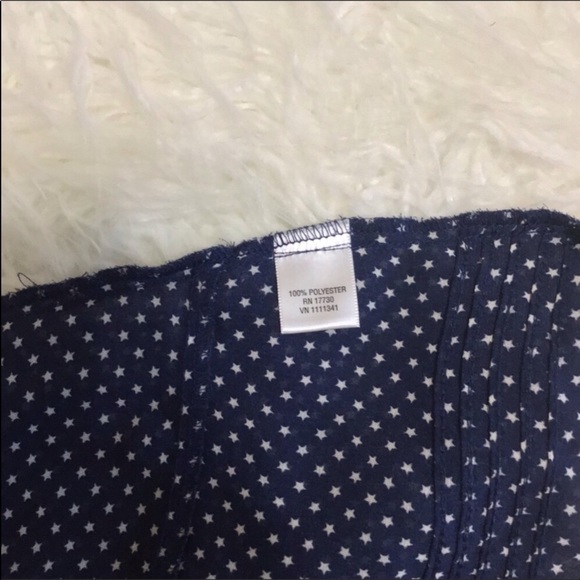 Converse One Star Navy Blue & White Star Blouse - Picture 7 of 9